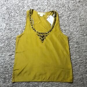 Urban outfitters staring at stars gold tank top